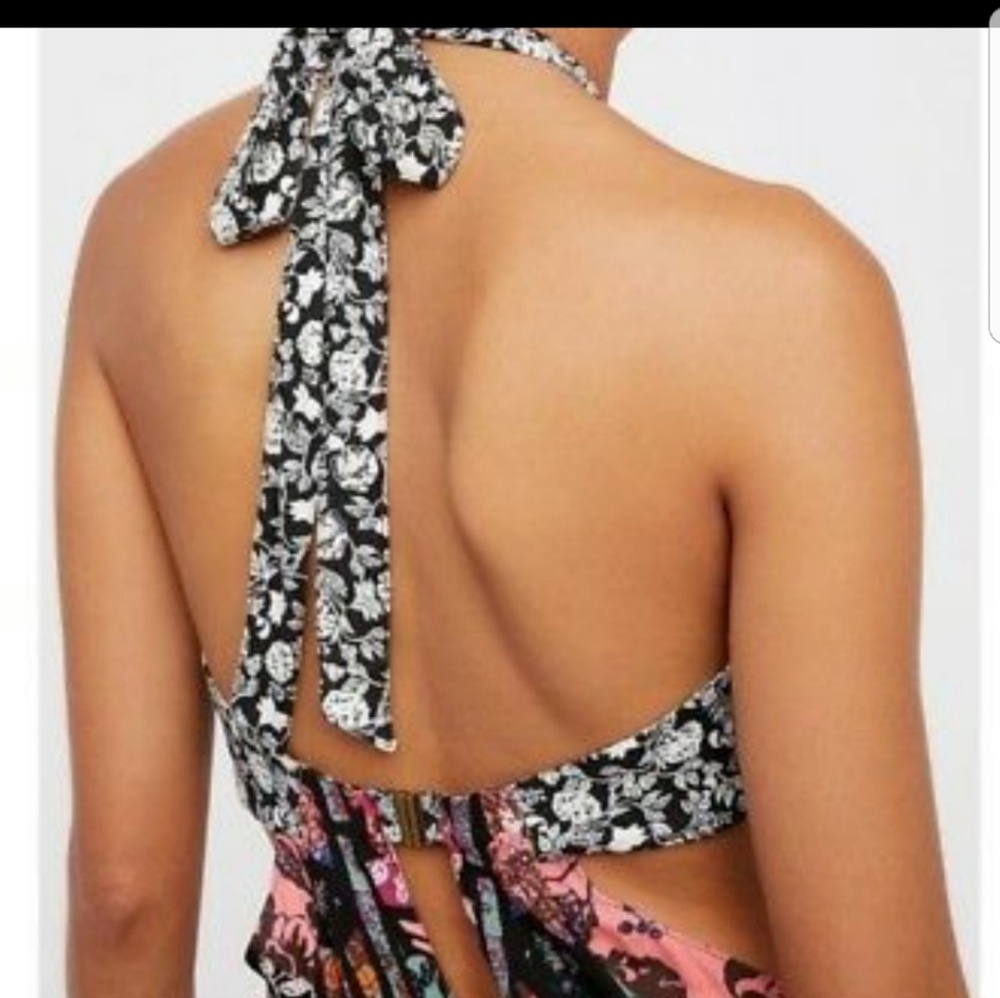 Free People Patchwork California love maxi dress